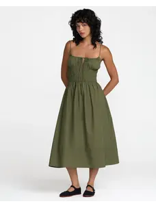 RVCA Raya Midi Dress | Olive