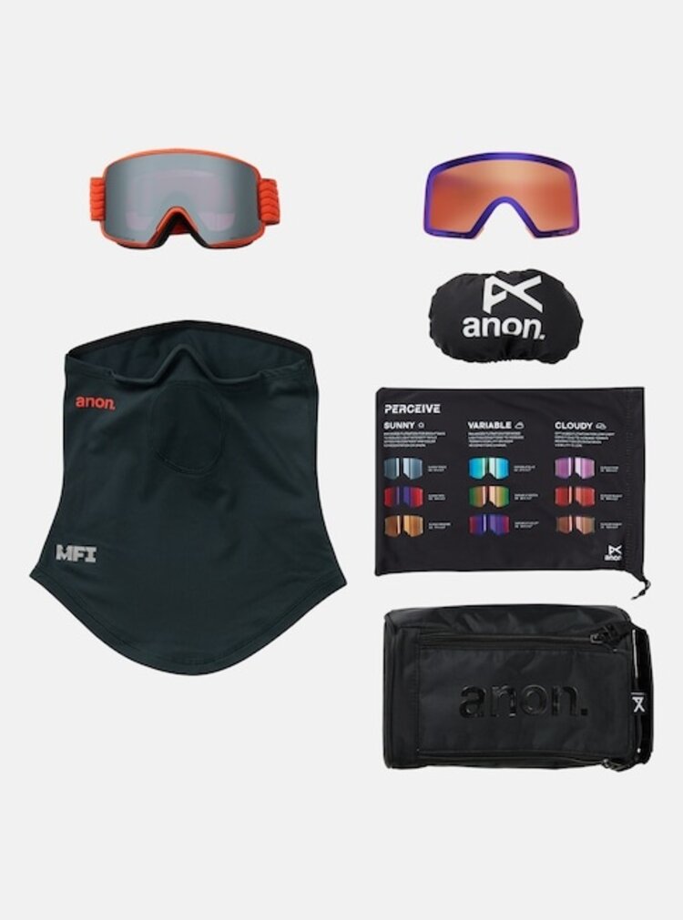 Anon Anon M6S Goggles | Fiesta Red/Perceive Sunny Onyx