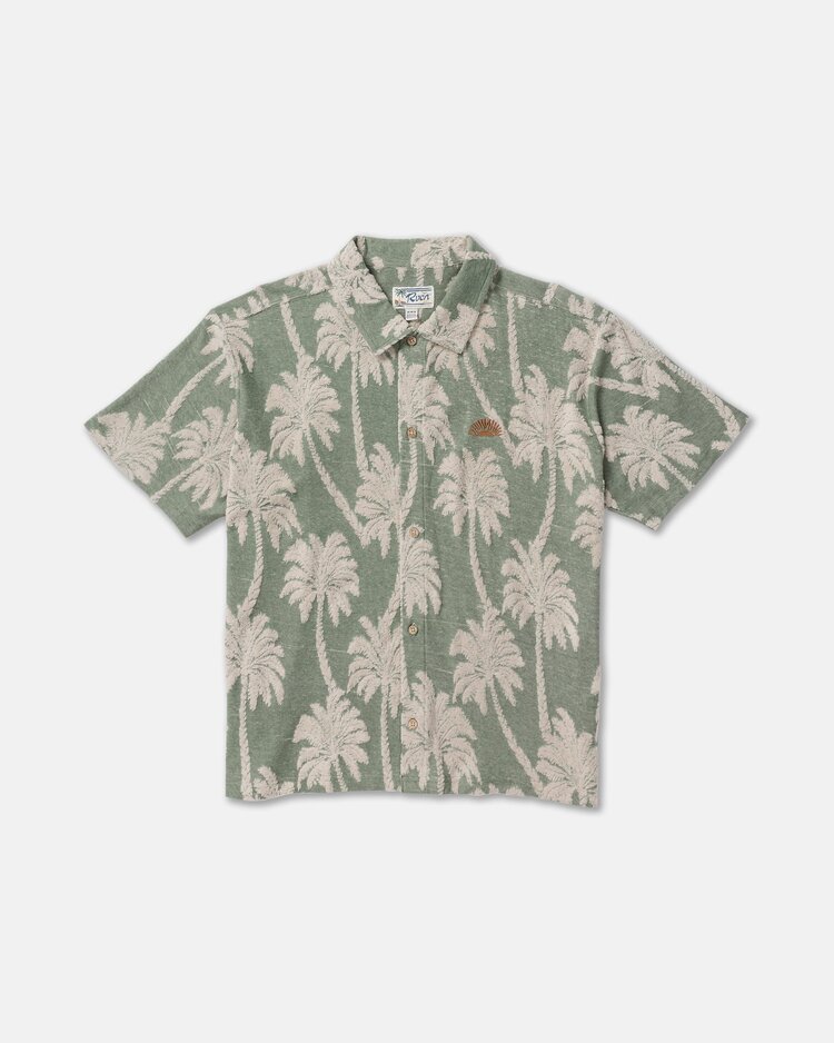 RVCA Palm Fall Short Sleeve | Jade