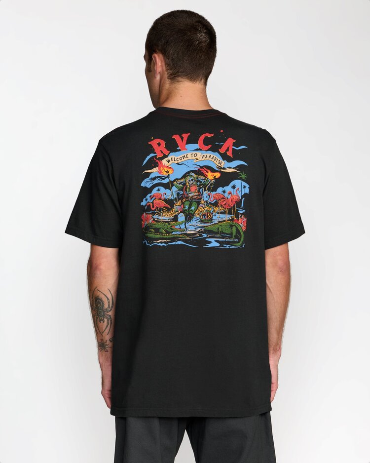 RVCA RVCA Welcome To Rvca Tee | Pirate Black