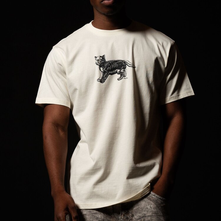 Ripndip T-Shirt Inside Out | Bone