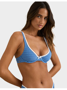 Rhythm Lola Check Underwire Top | Blue