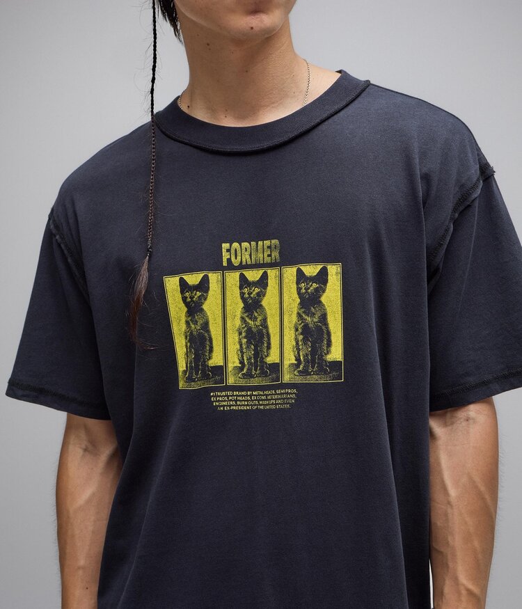 Former Former Vet T-Shirt | Washed Black