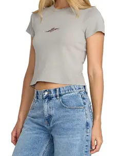 RVCA RVCA 411 Tee | Sky Grey