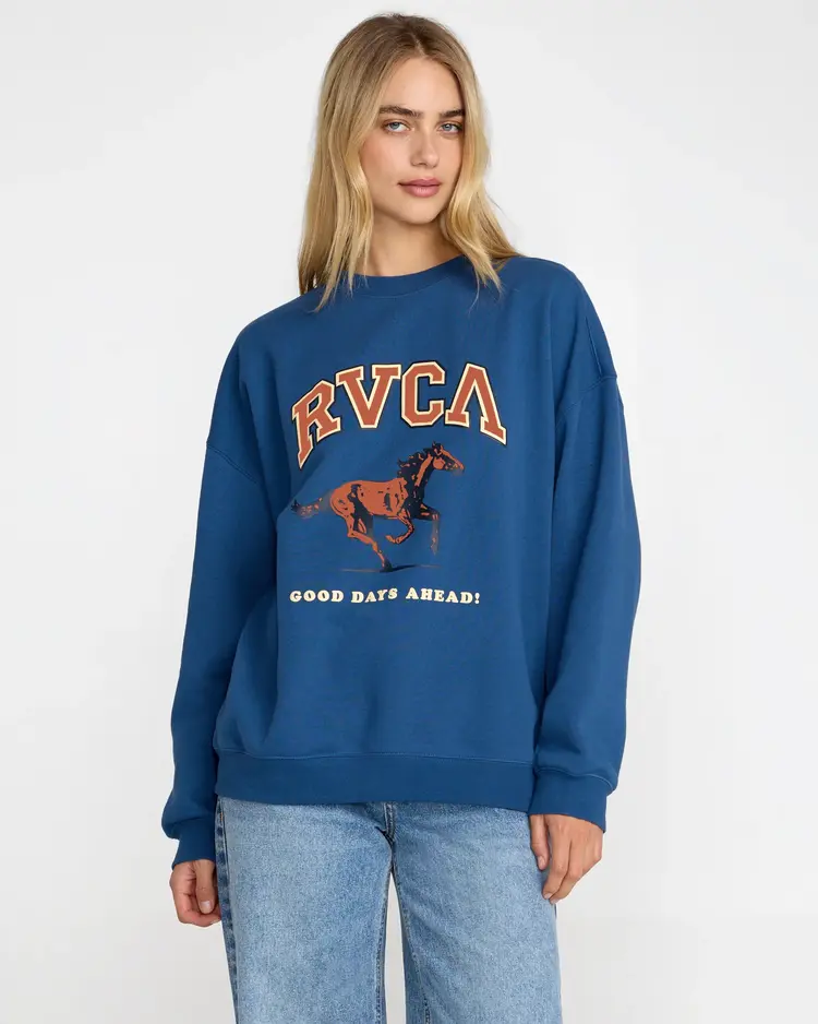 RVCA RVCA Neat Pullover | Ensign Blue