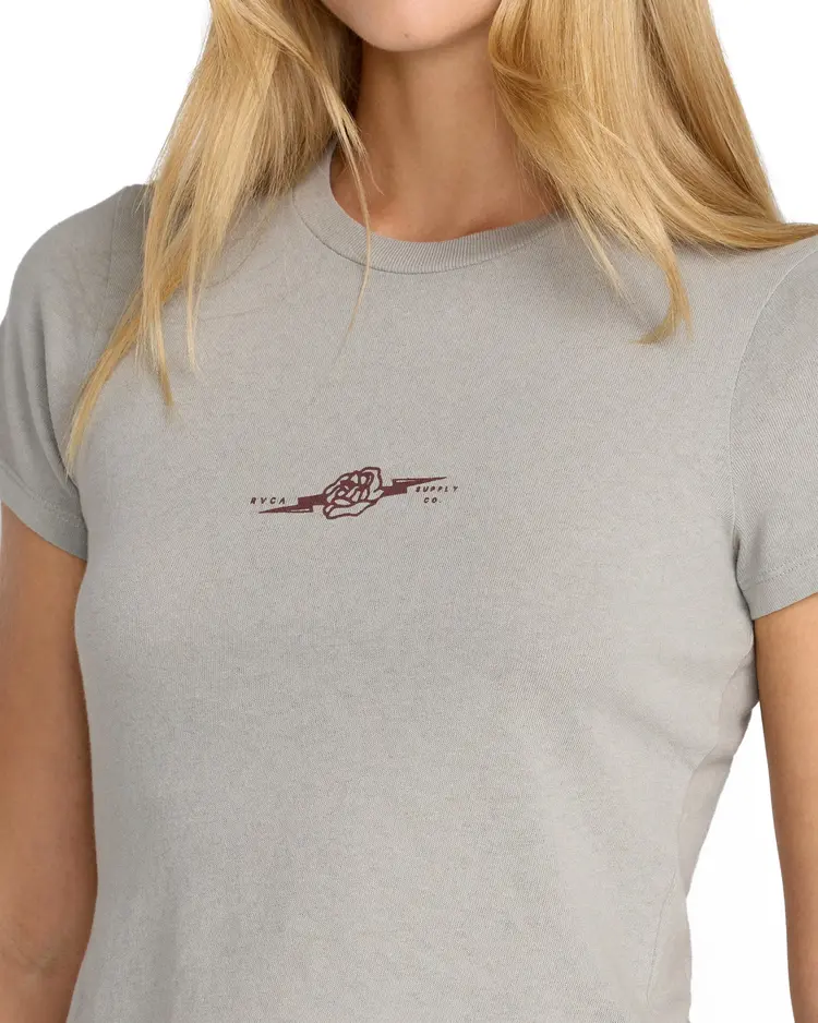 RVCA 411 Tee | Sky Grey