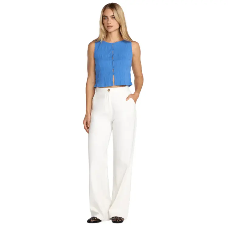 RVCA RVCA Scrunch Top | Blue Relic