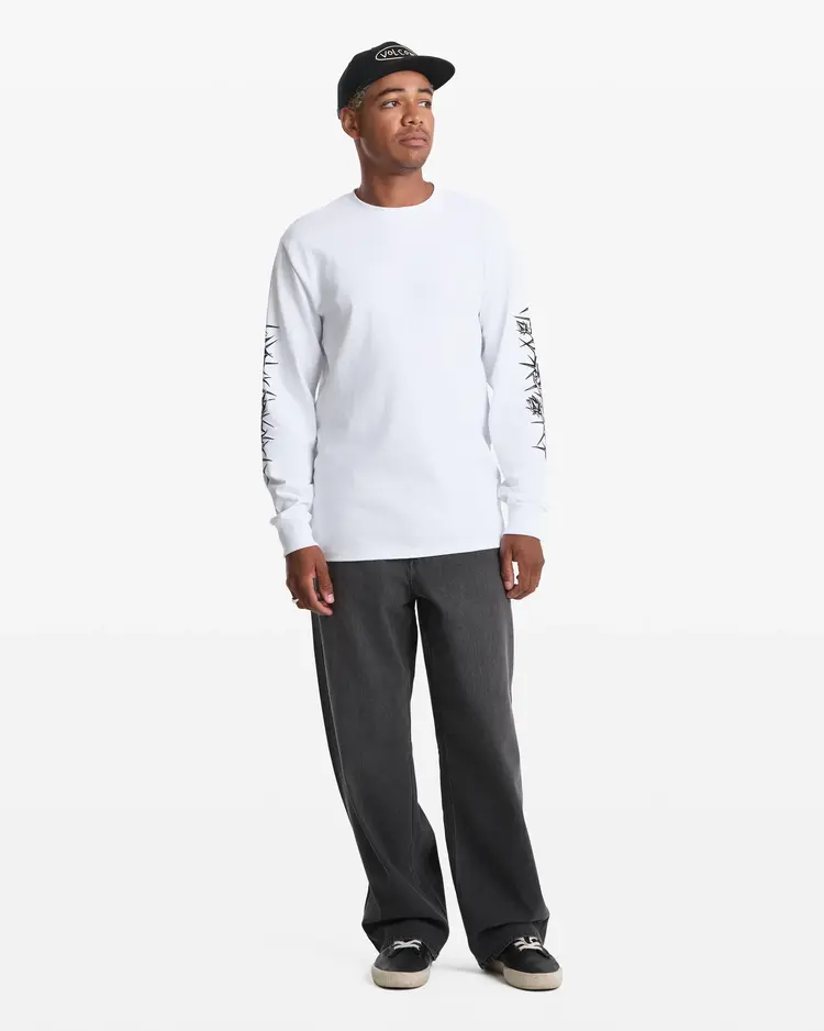 Volcom Volcom Die by the Stone Long Sleeve Tee | White