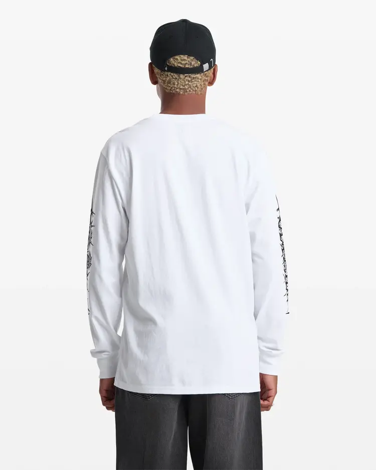 Volcom Volcom Die by the Stone Long Sleeve Tee | White
