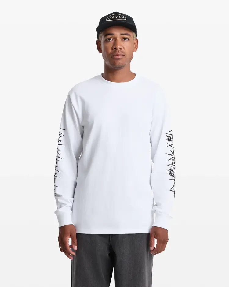 Volcom Volcom Die by the Stone Long Sleeve Tee | White