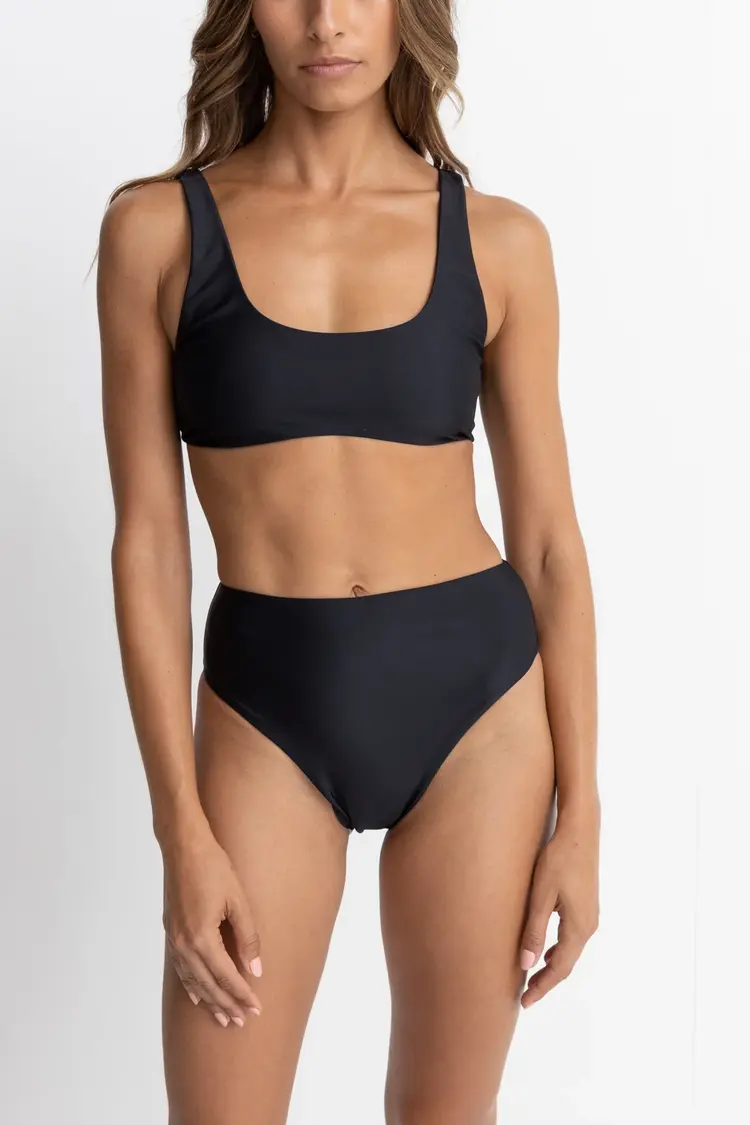 Rhythm Classic Crop Top | Black