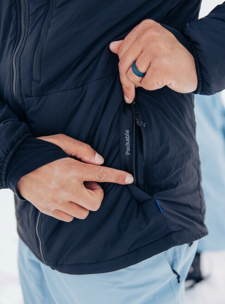 Burton Burton Men's [ak] Helium Hooded Stretch Insulated Jacket | True Black