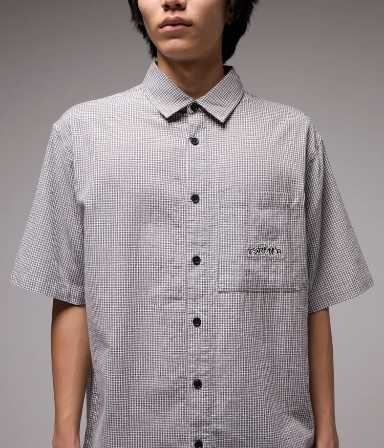 Former Former Vivian Check Ss Shirt | Worn Black