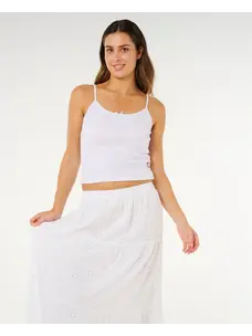 Rip Curl Oasis Broderie Maxi Skirt | White