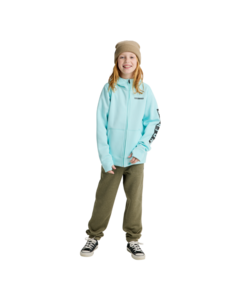 Burton Burton Kids' Oak Full-zip Hoodie | Light Teal Heather