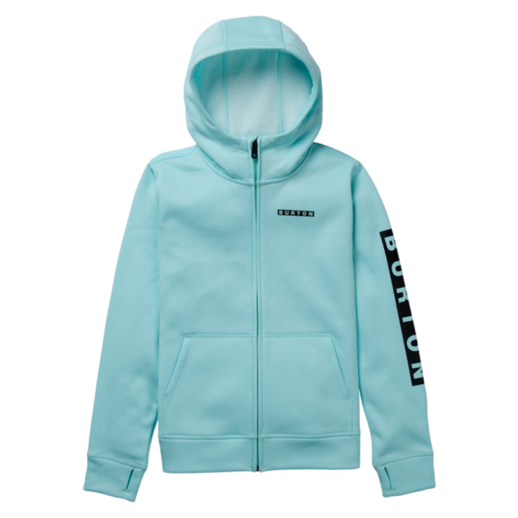 Burton Burton Kids' Oak Full-zip Hoodie | Light Teal Heather