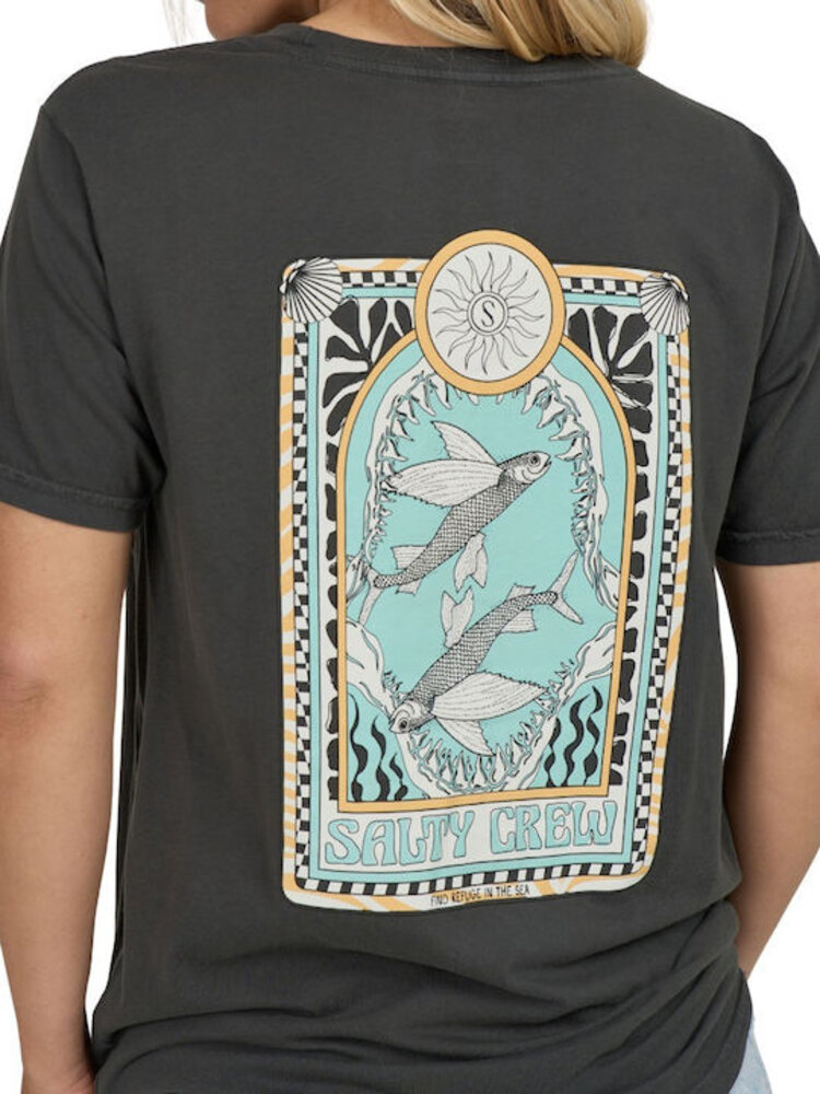 Salty Crew Salty Crew Zodiac Boyfriend T-shirt | Charcoal