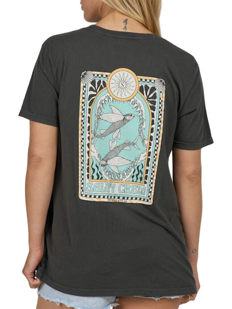 Salty Crew Salty Crew Zodiac Boyfriend T-shirt | Charcoal