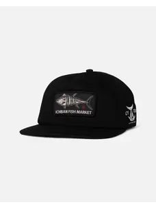 Salty Crew Fish Market Snapback | Black