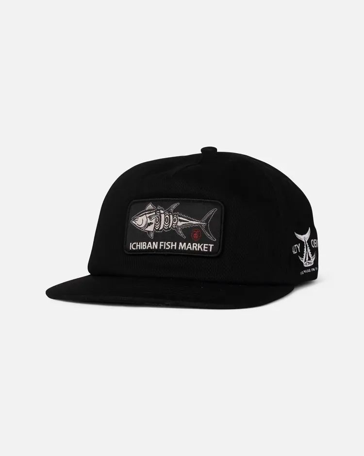 Salty Crew Fish Market Snapback | Black