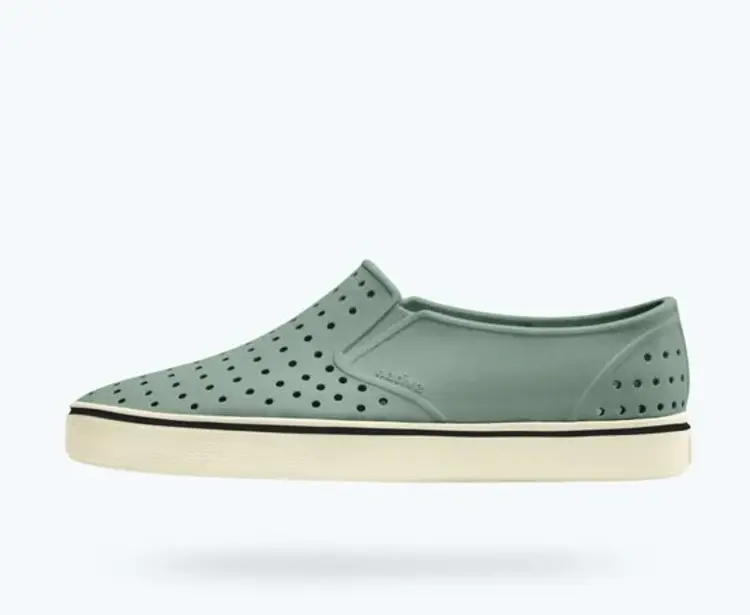 Native Miles Wanderfoam | Relax Green/ Bone White