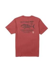 Salty Crew Salty Crew Ichiban Short Sleeve Tee | Washed Red
