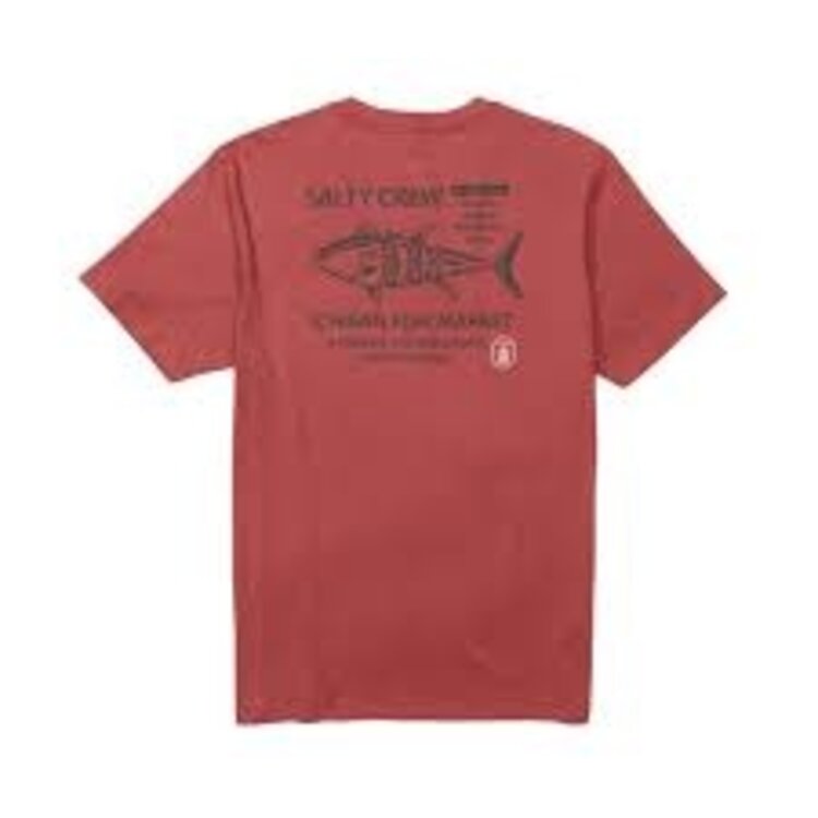 Salty Crew Salty Crew Ichiban Short Sleeve Tee | Washed Red