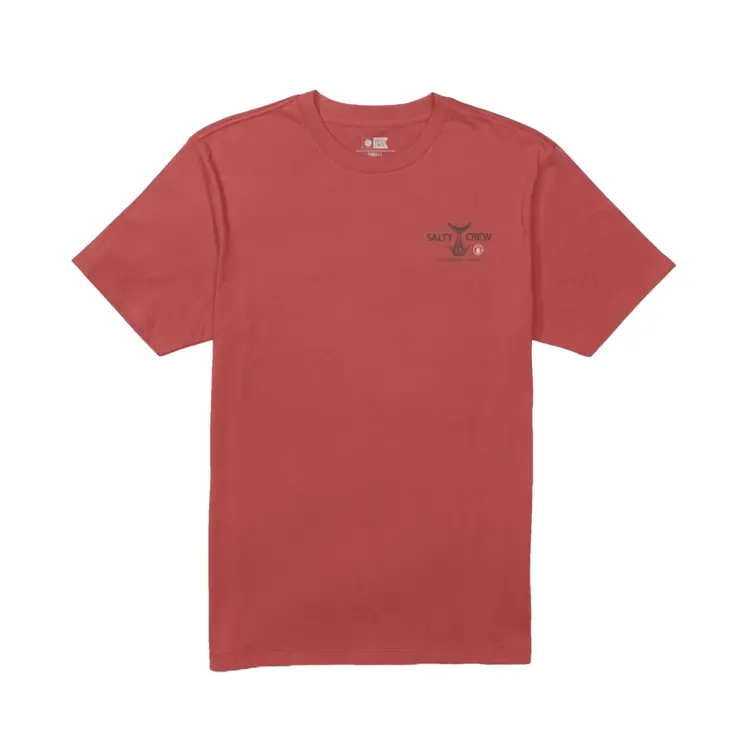 Salty Crew Salty Crew Ichiban Short Sleeve Tee | Washed Red