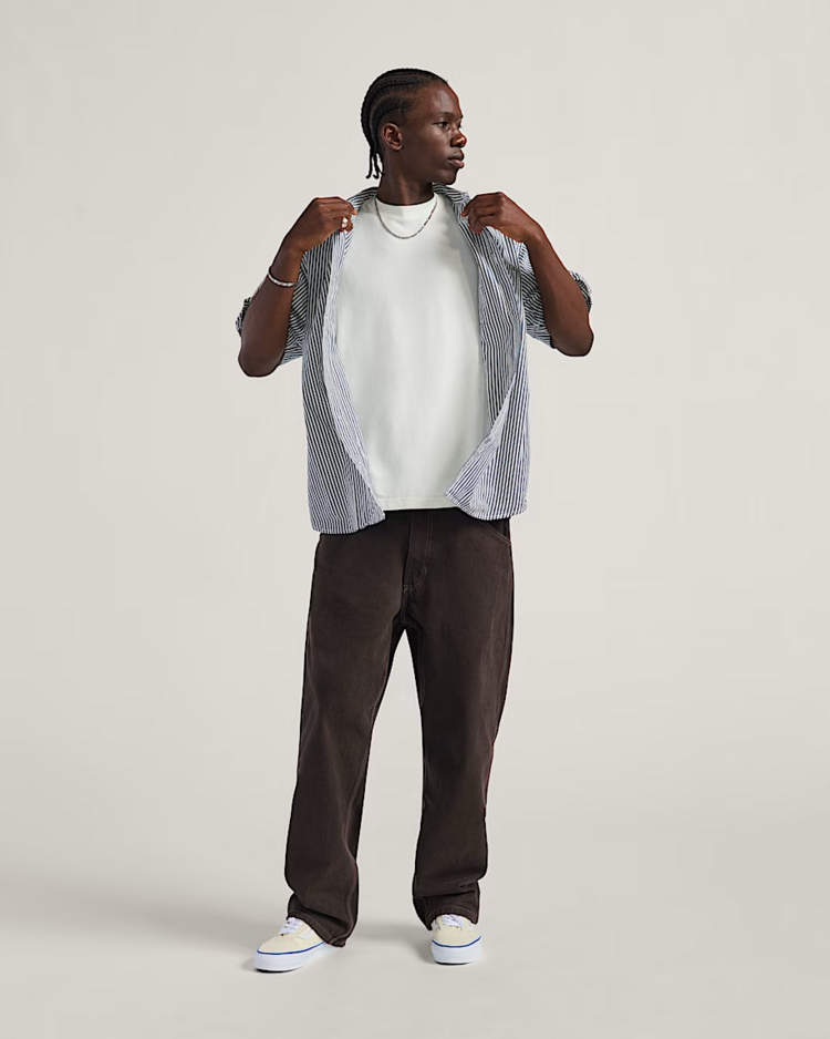 Vans Check-5 Loose Denim Pant | Dark Brown
