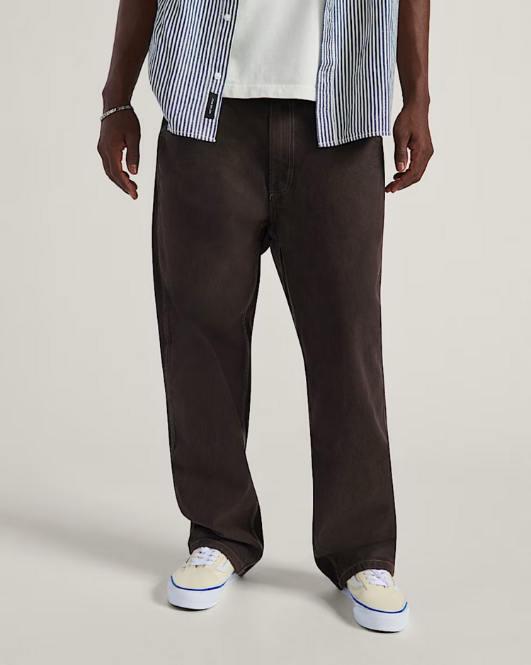 Vans Check-5 Loose Denim Pant | Dark Brown