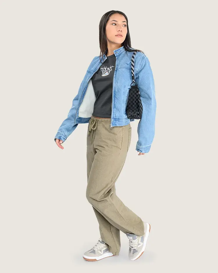 Vans Women's Eunice Elastic Pants | Bay Leaf