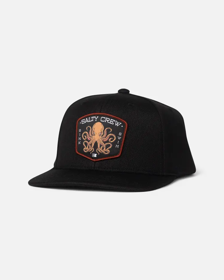 Salty Crew Salty Crew Tako Club Snapback | Black