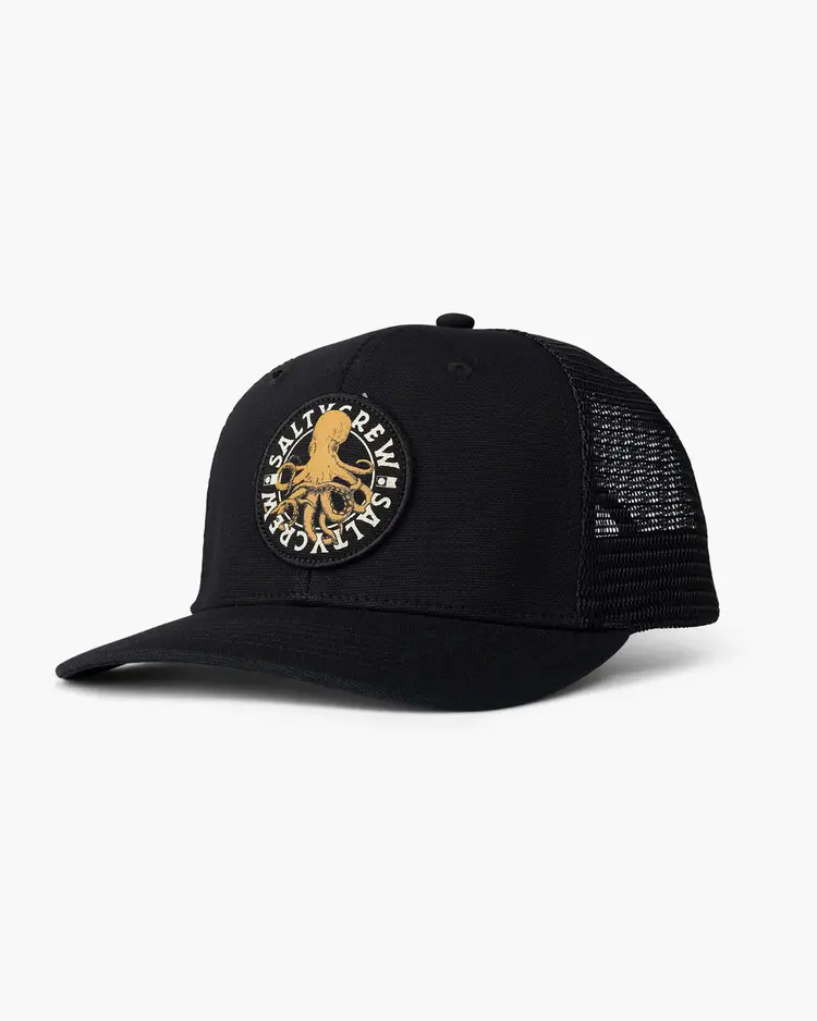Salty Crew Salty Crew Tentacles Retro Trucker | Black