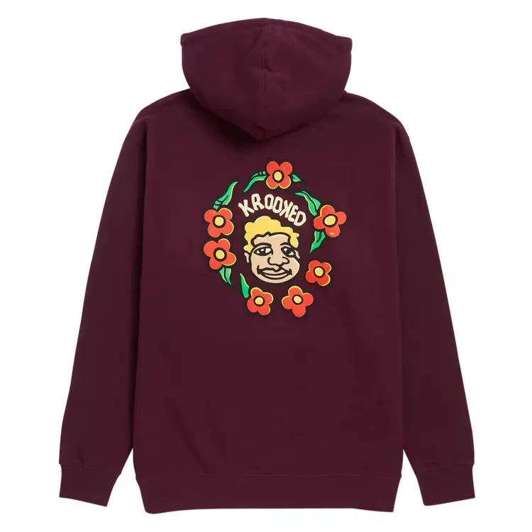Krooked Mg Hood | Maroon
