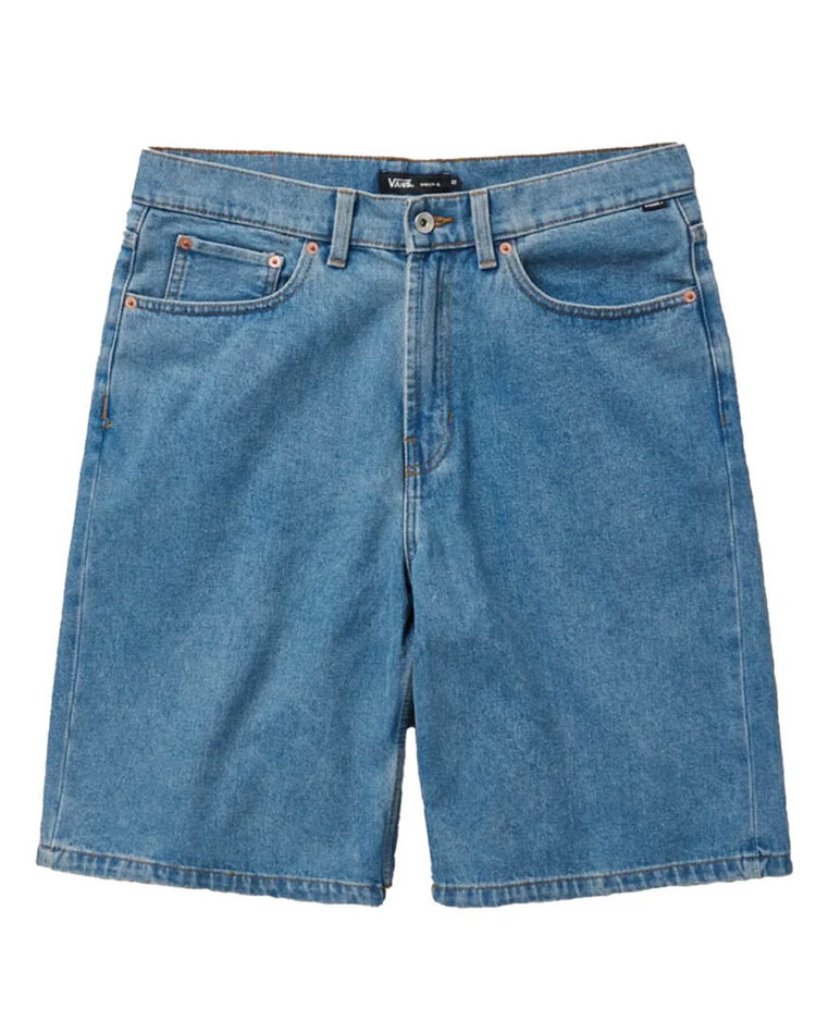 Vans Check 5 Baggy Denim 23" Shorts | Stonewash Blue