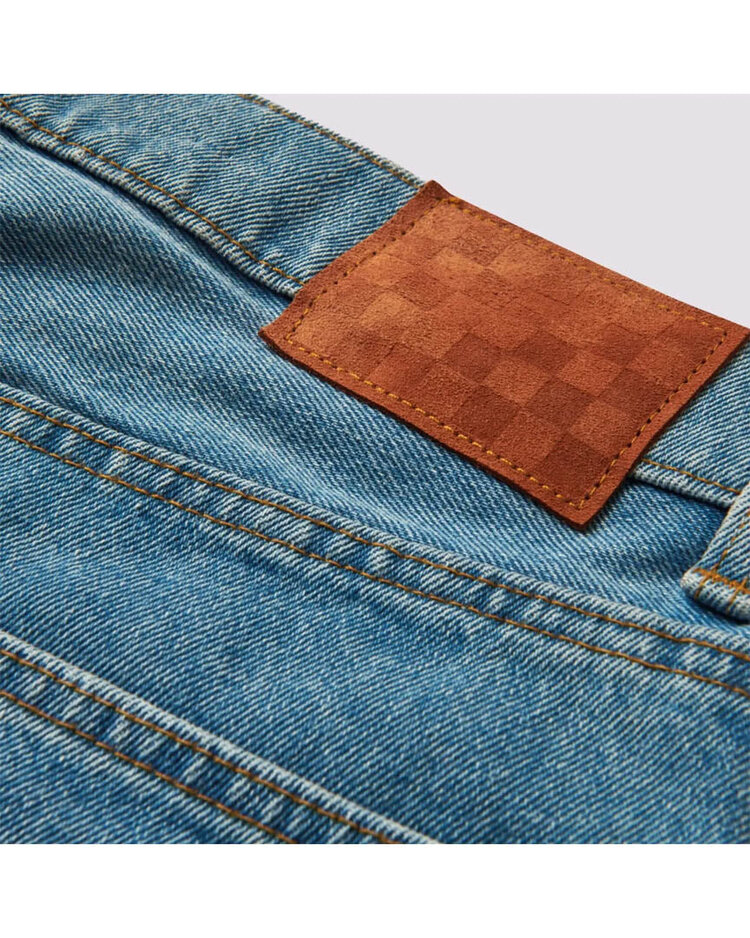 Vans Check 5 Baggy Denim 23" Shorts | Stonewash Blue