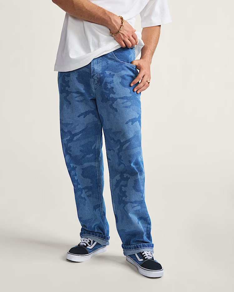 Vans Vans Lx Check-5 Loose Denim Pants | Stonewash Blue