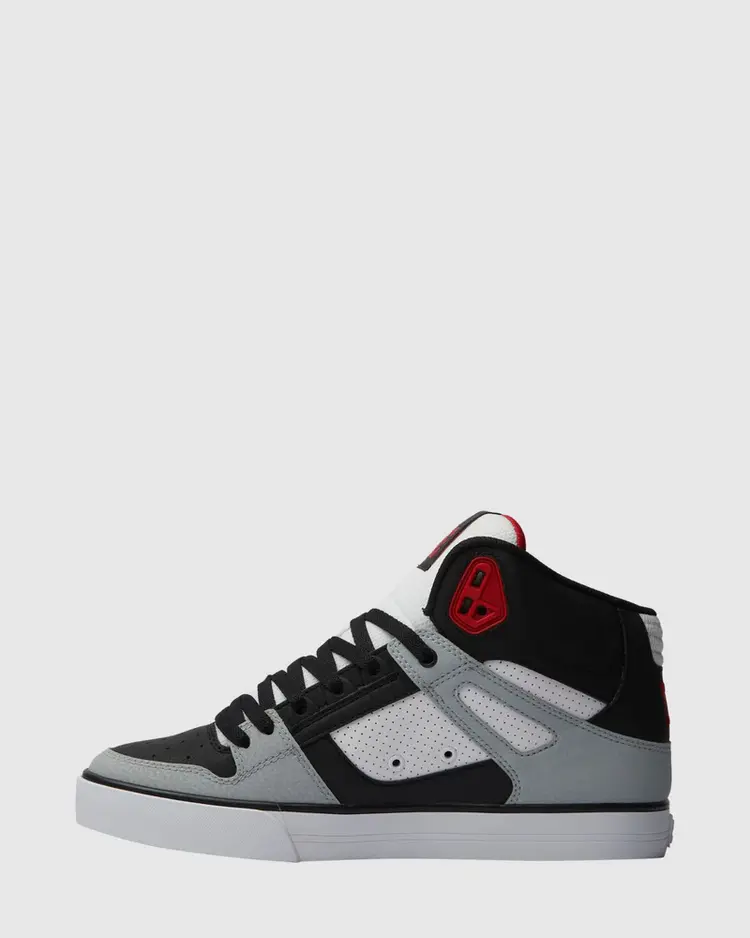 DC DC Pure High Top Wrap Cup | Grey/Black/Red