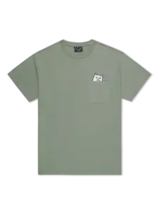 Ripndip Ripndip Pocket T-Shirt Lord Nermal | Sage Vintage Wash