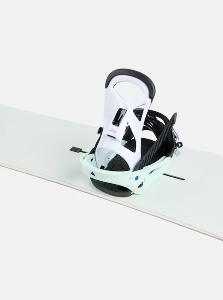 Burton Kids' Smalls Re:flex Snowboard Bindings | Mint / white
