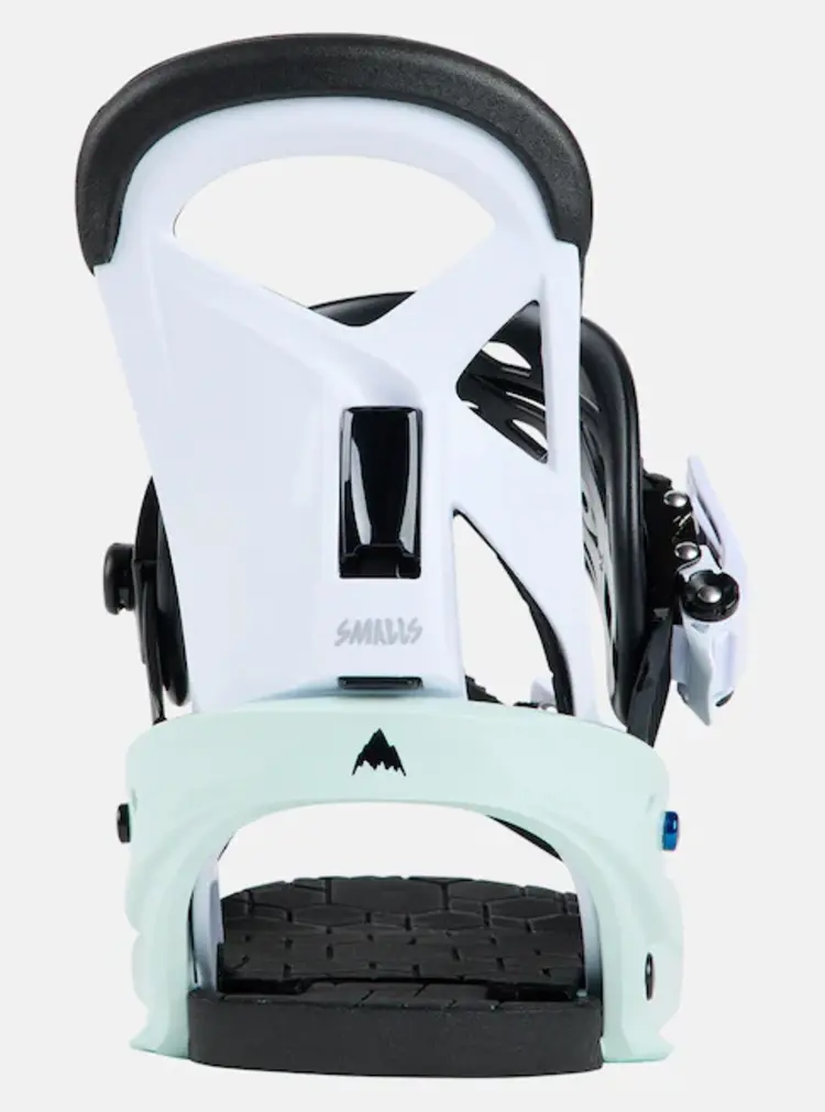 Burton Kids' Smalls Re:flex Snowboard Bindings | Mint / white