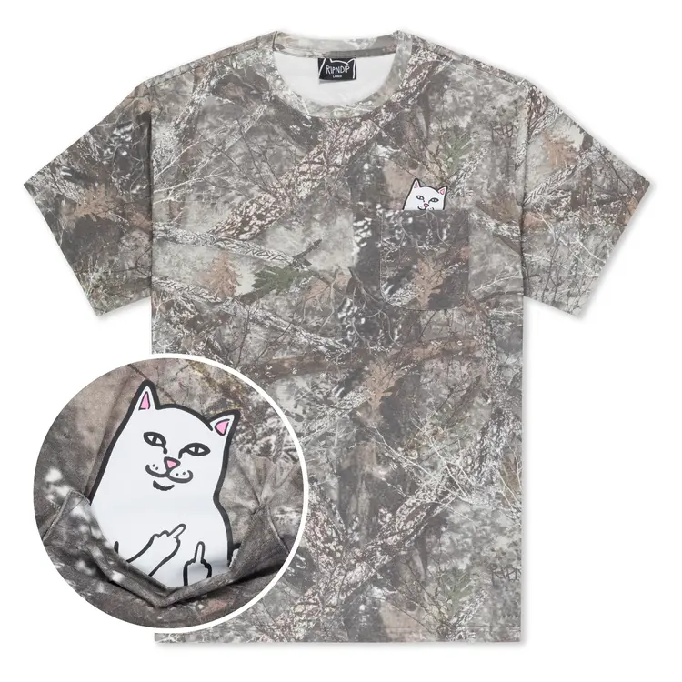 Ripndip Pocket T-Shirt Lord Nermal | Nerm Tree Camo