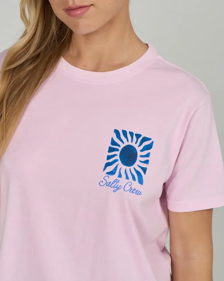 Salty Crew Salty Crew Sunblock B.F Tee | Pink Skies