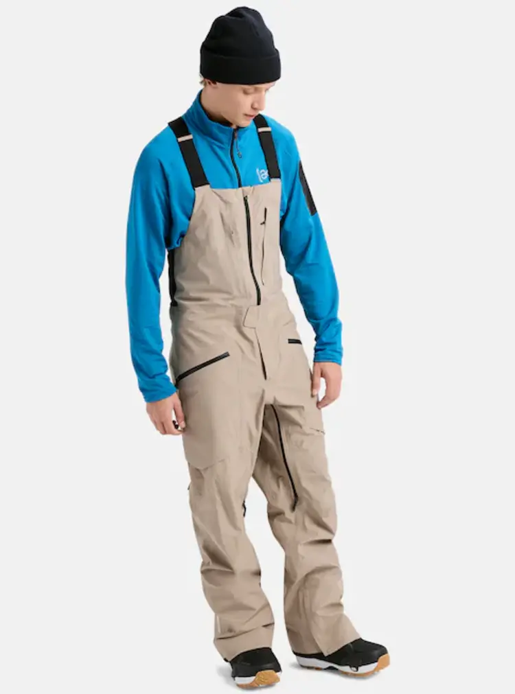 Burton Burton [ak] Freebird Gore 3L Stretch Bib | Summit Taupe