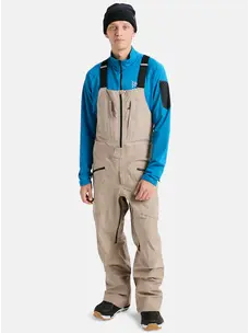 Burton Men's [ak] Freebird Gore 3L Stretch Bib | Summit Taupe