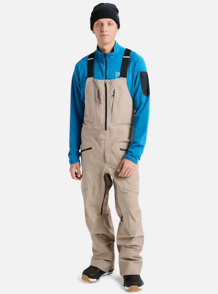 Burton Burton [ak] Freebird Gore 3L Stretch Bib | Summit Taupe