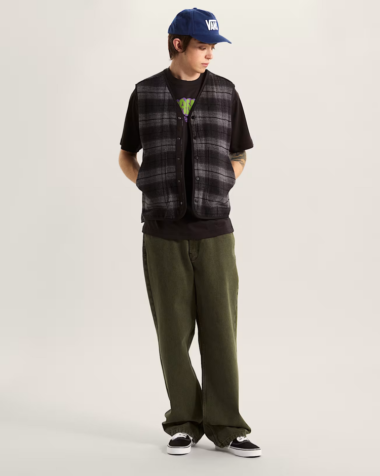 Vans Check-5 Loose Denim Pant | Mossy Olive