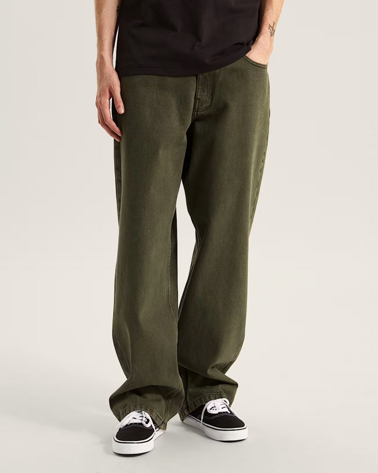 Vans Check-5 Loose Denim Pant | Mossy Olive