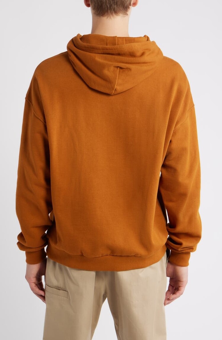 Brixton Brixton Embroidered Heavy Weight Hood | Rustic Caramel