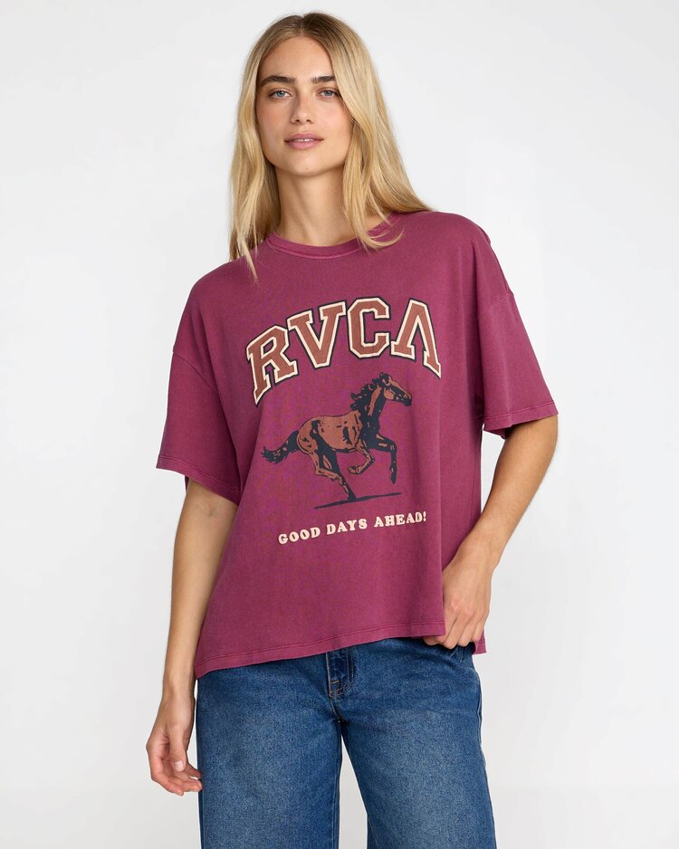 RVCA Move on BF Tee | Mulberry